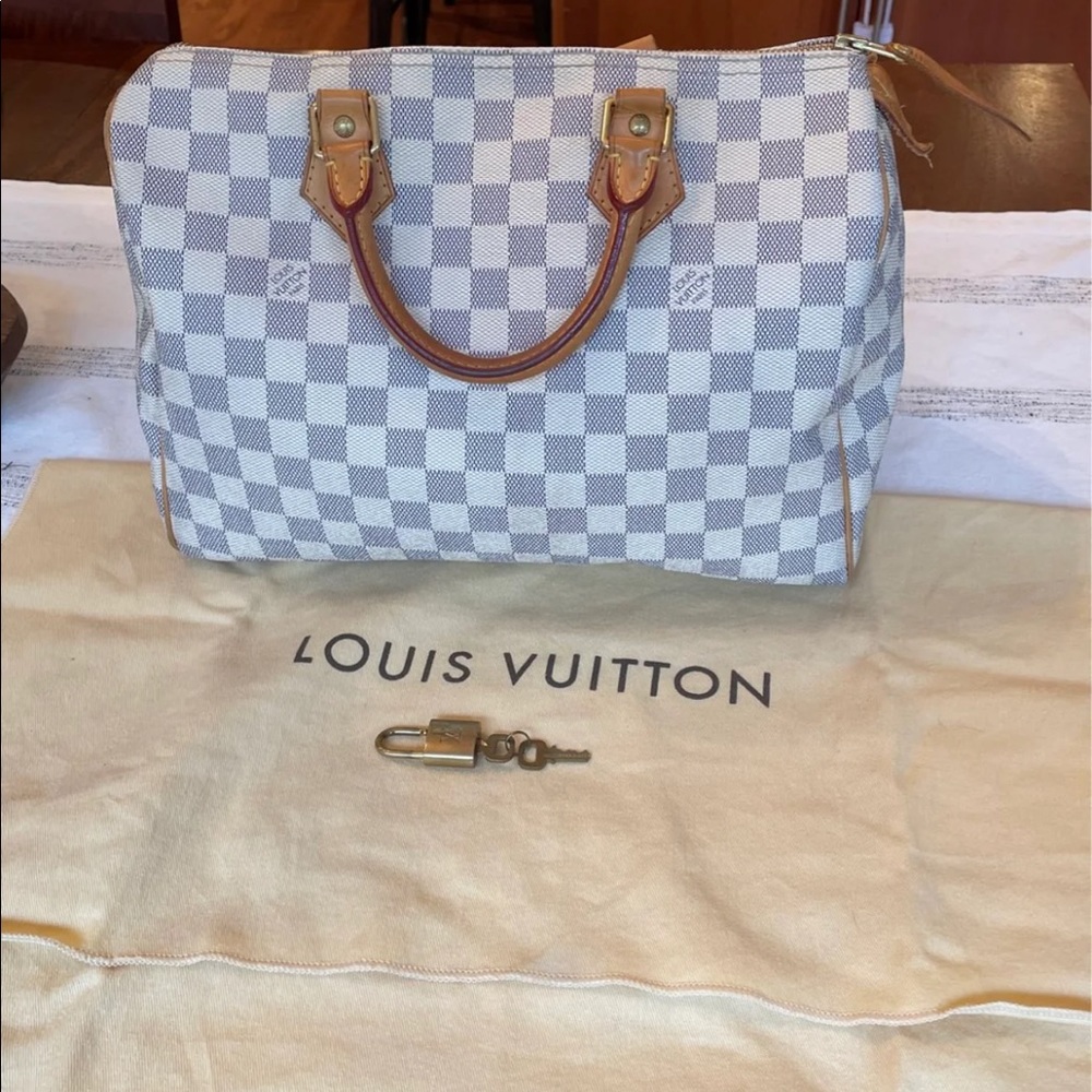 Louis Vuitton Damier Azur Speedy 30